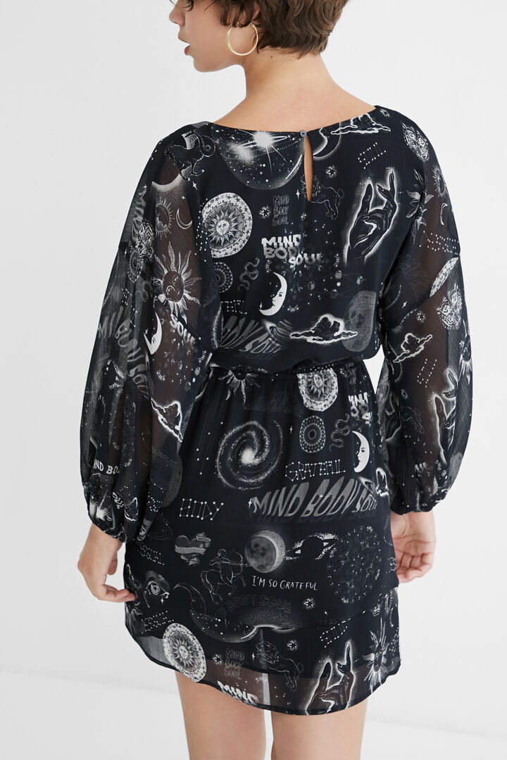 Viscose print dress | Desigual
