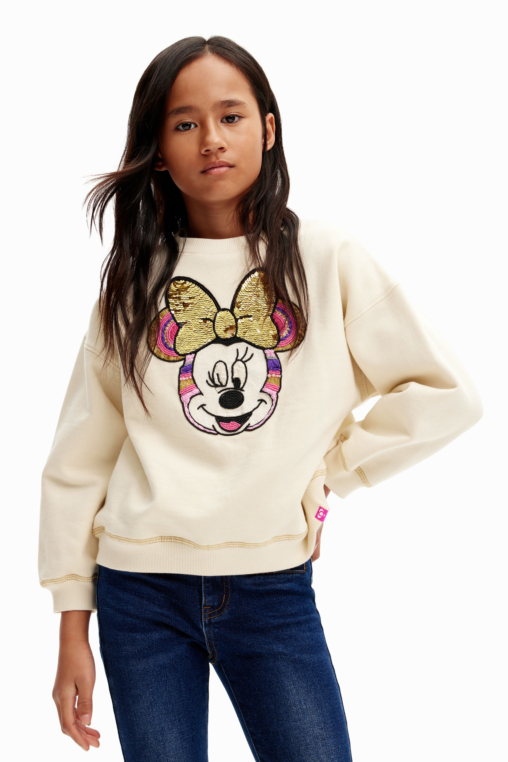 Minnie Mouse sweatshirt for girls I Desigual