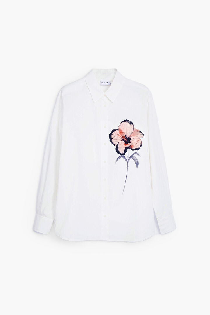 Floral chest shirt | Desigual