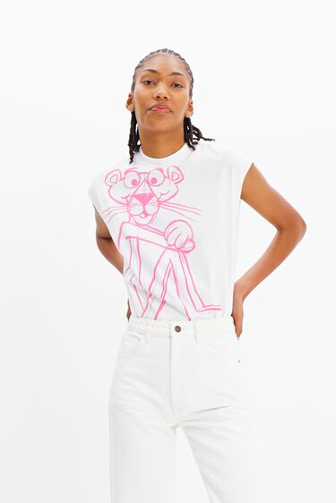 Maglietta senza maniche Pantera Rosa | Desigual