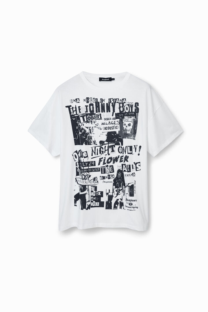 T-shirt oversize unisexe Johnson Hartig | Desigual