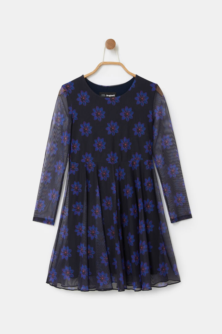 High-waist dress flowers | Desigual