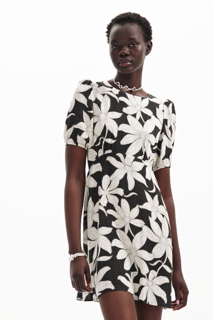 Vestido corto flores | Desigual