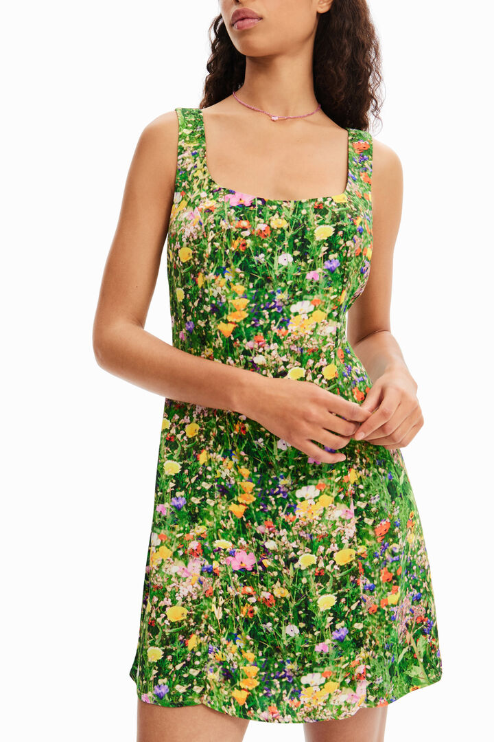 Short floral dress | Desigual