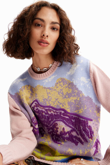 Pull paysage M. Christian Lacroix | Desigual