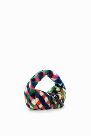 Bolso efecto pelo rombos | Desigual