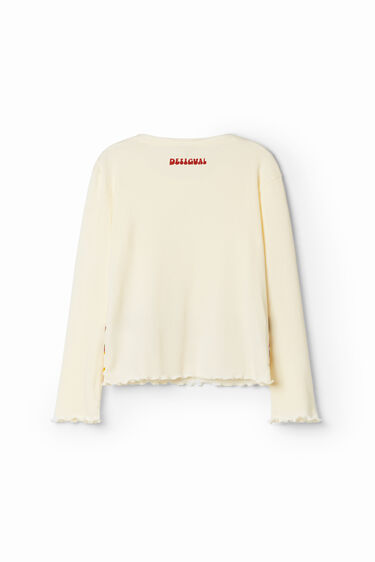 Camiseta cut-out corazones | Desigual