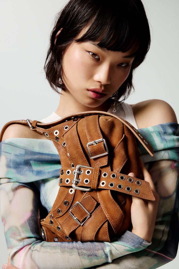 Sac en cuir avec boucles de taille moyenne | Desigual