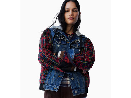 Hybrid denim jacket