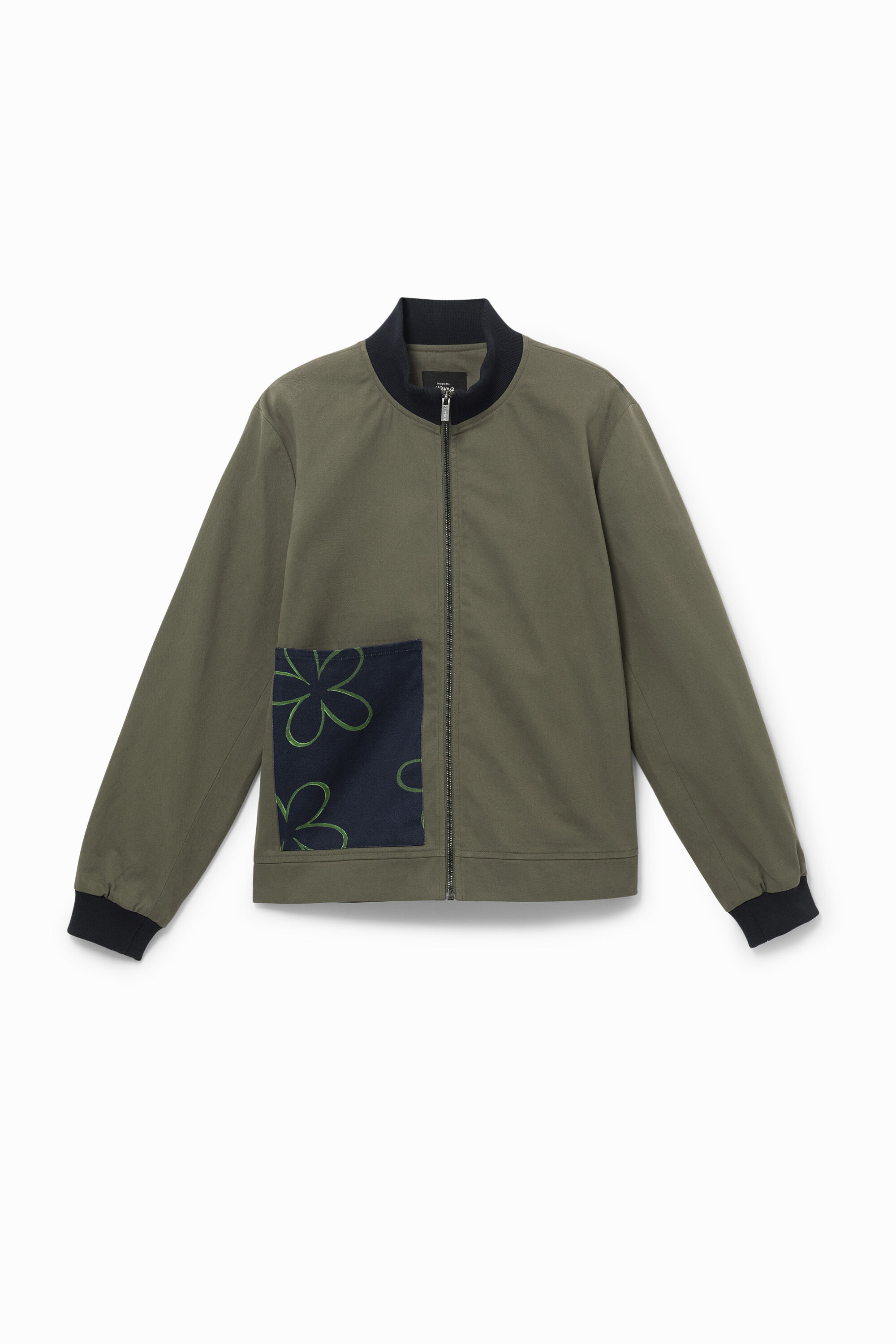 Kurze Jacke mit Reißverschluss