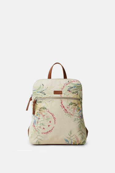 Canvas backpack flowers | Desigual