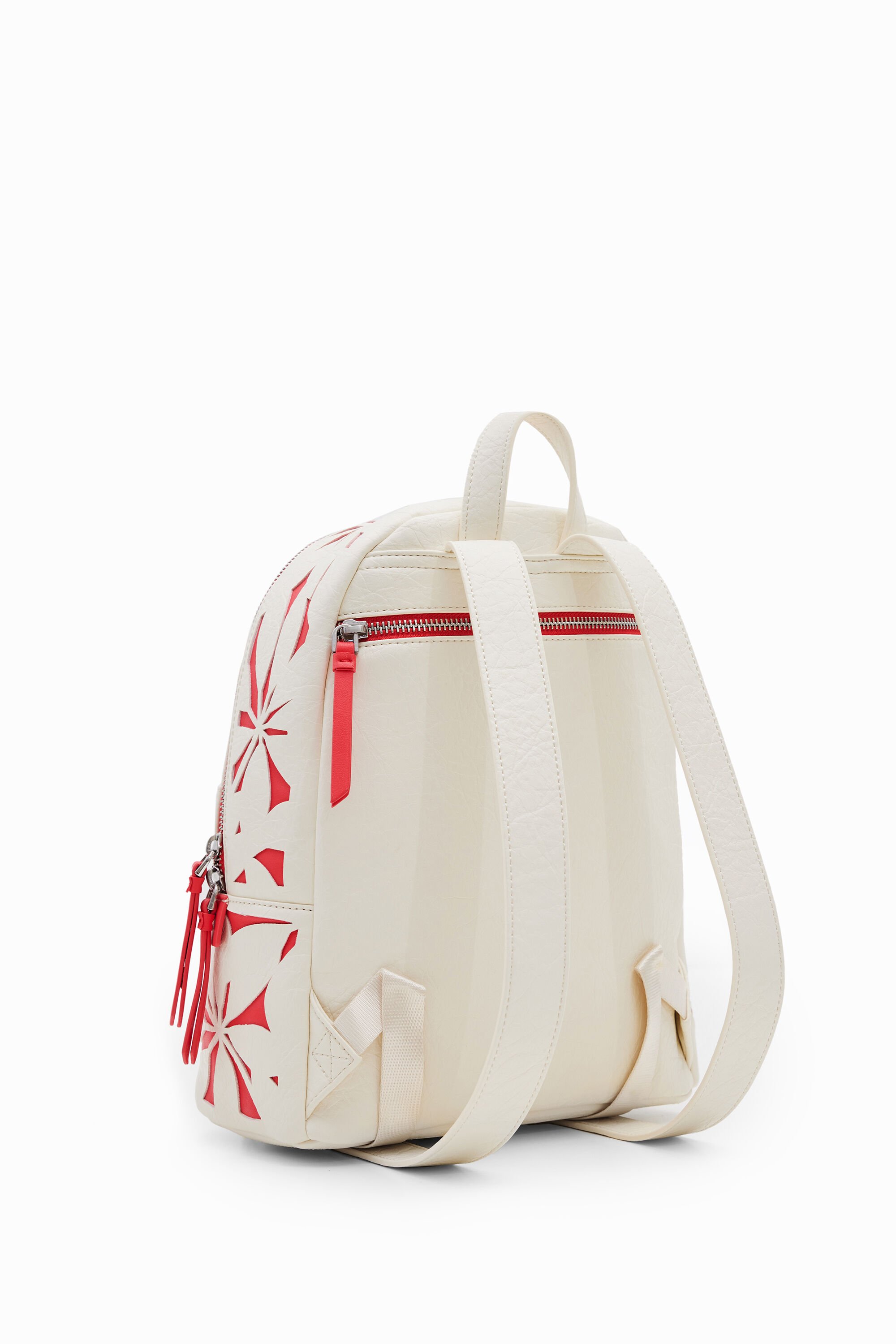 Mochila S flores troqueladas de mujer I Desigual