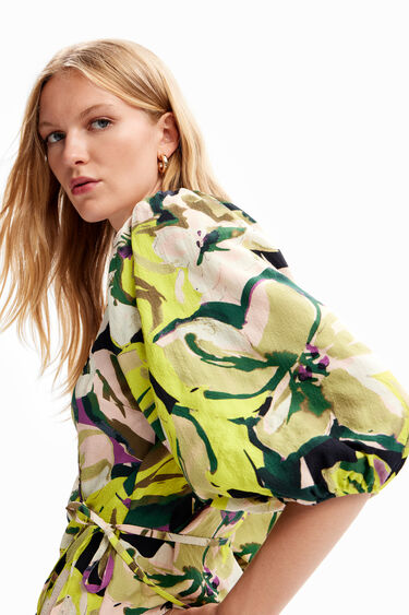 Floral wrap blouse | Desigual