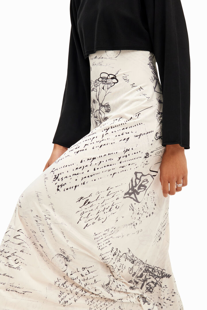 Vestido midi combinado | Desigual