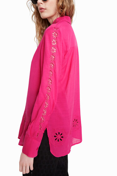 Camisa troquelados y mandalas | Desigual