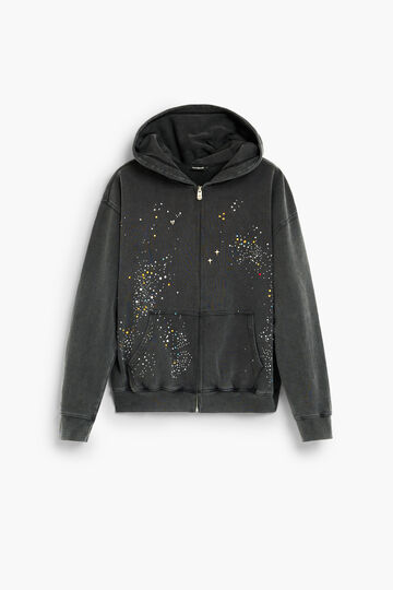 sparkly zip-up sweatshirt | Desigual