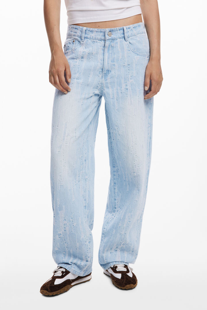Jean effet déchiré | Desigual