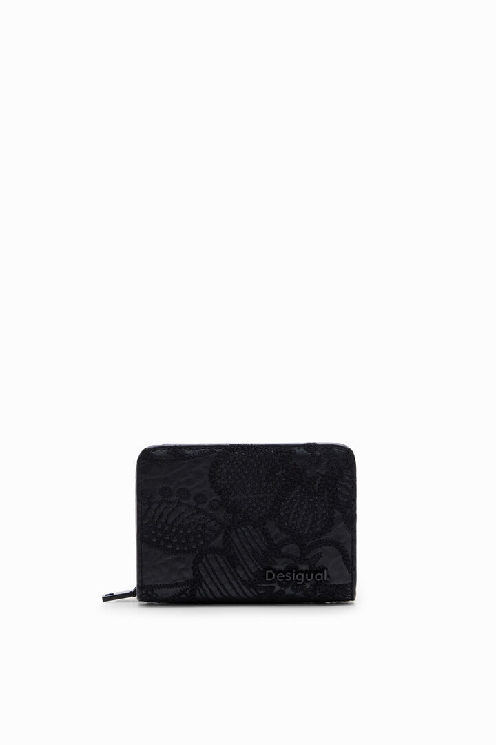 S embroidered floral wallet | Desigual