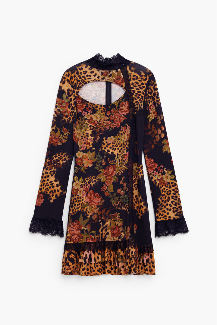 Printed short dress
