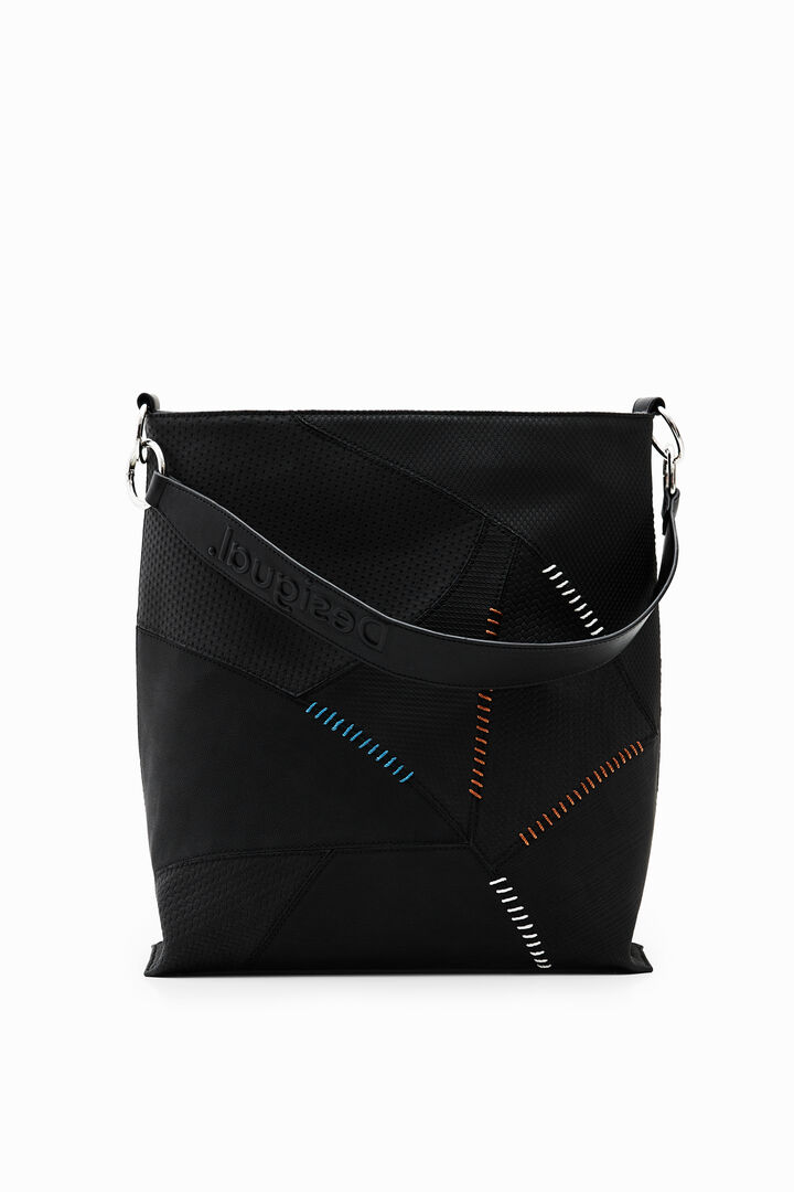 Large patchwork bucket bag | Desigual