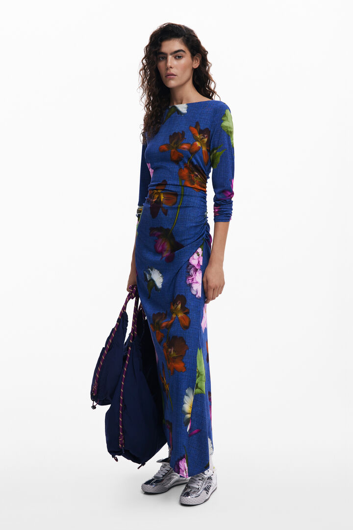 Robe midi asymétrique | Desigual
