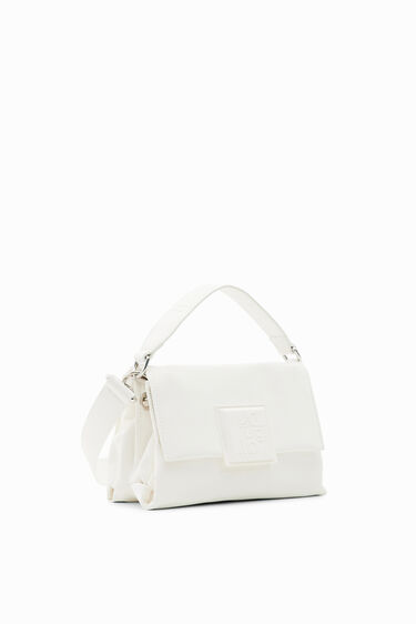 Small patent-leather crossbody bag | Desigual