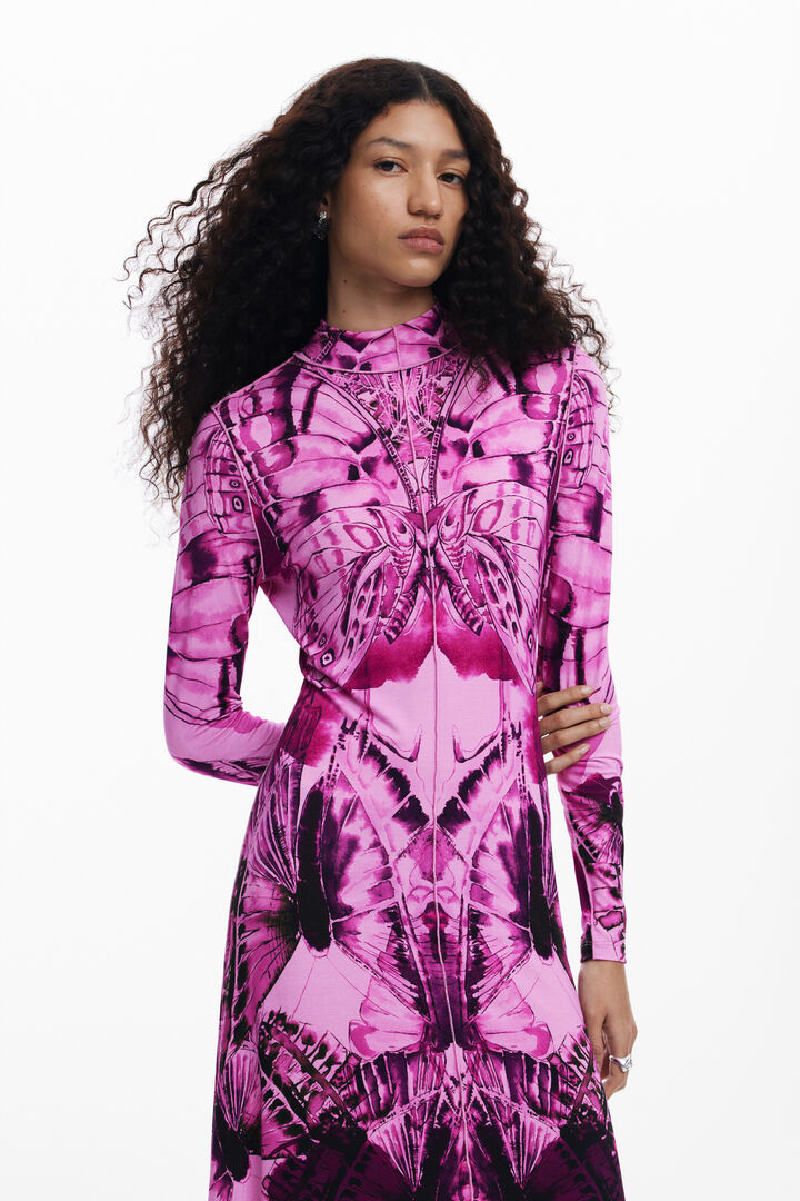 Butterfly midi dress | Desigual