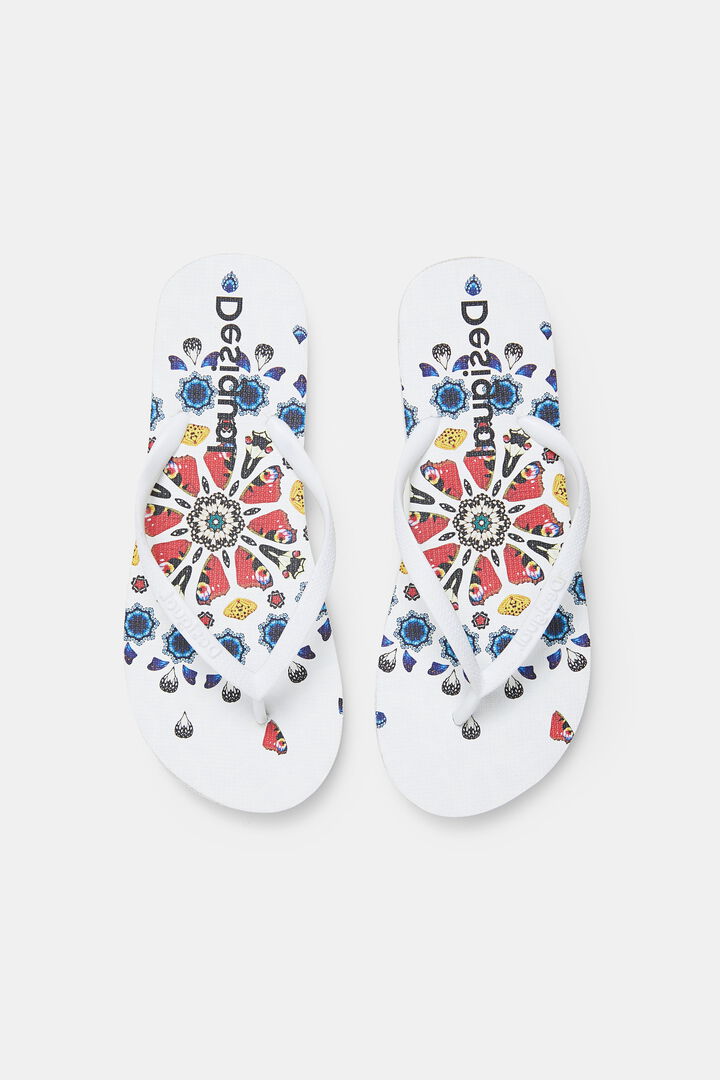 Tongs bain semelle imprimée | Desigual