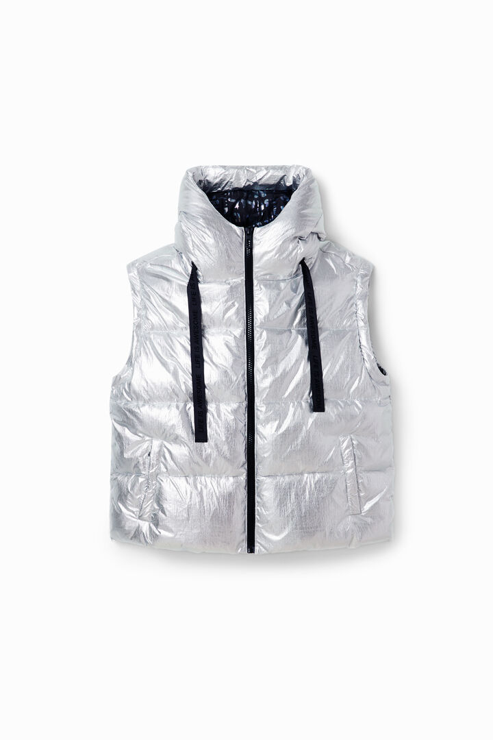 Chaqueta padded mangas desmontables | Desigual