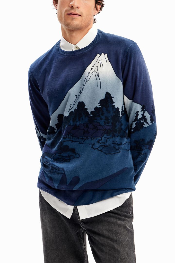 Jersey fino paisaje | Desigual