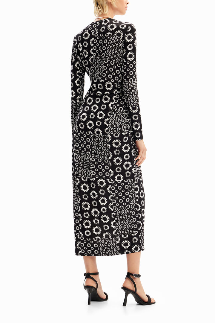 Vestit midi slim patch | Desigual