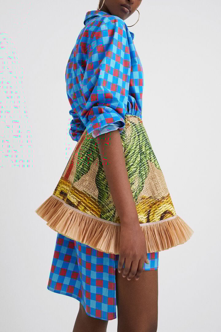 Stella Jean short skirt | Desigual