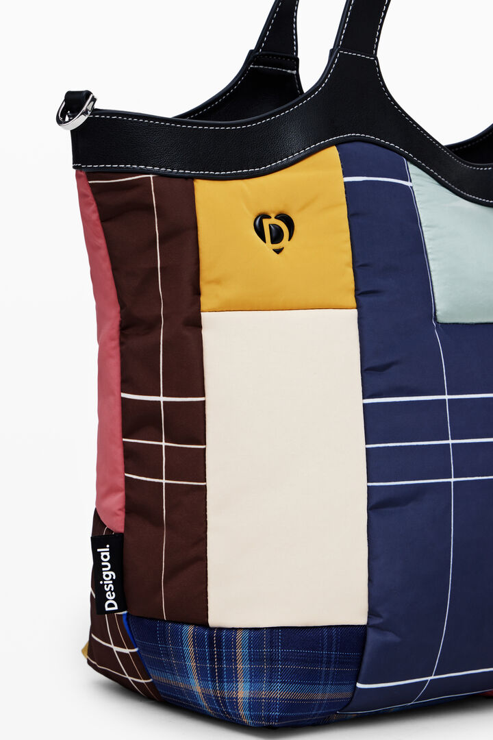 Bolsa geometría asas | Desigual