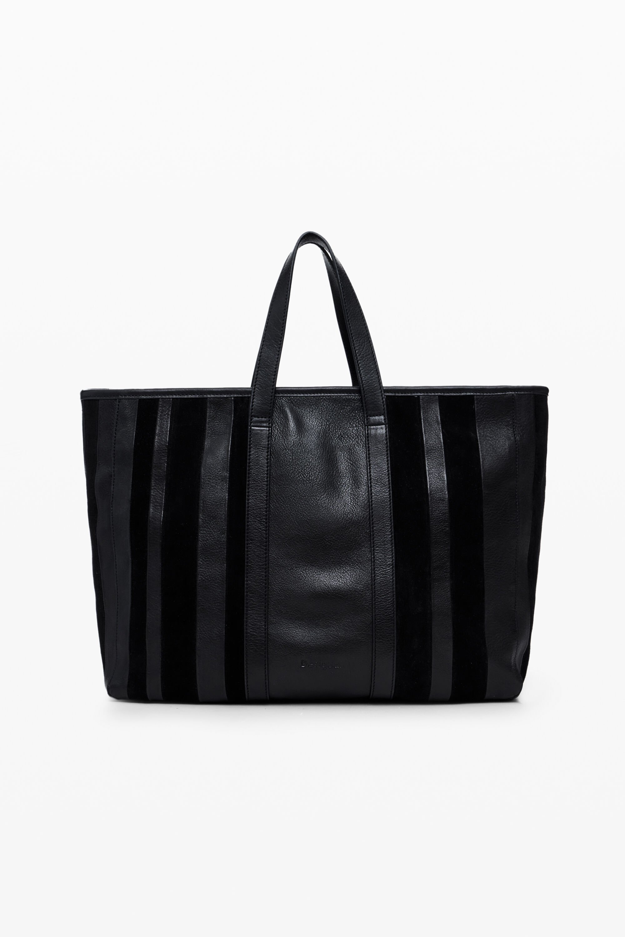 Desigual Leather shopper bag