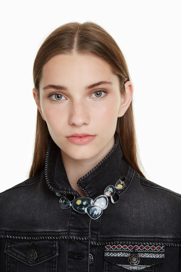 Romantic Flowers Chapas Necklace | Desigual