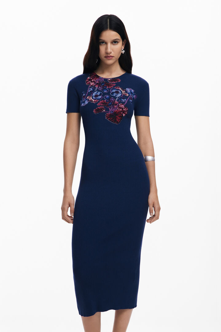 Virágmintás midiruha | Desigual