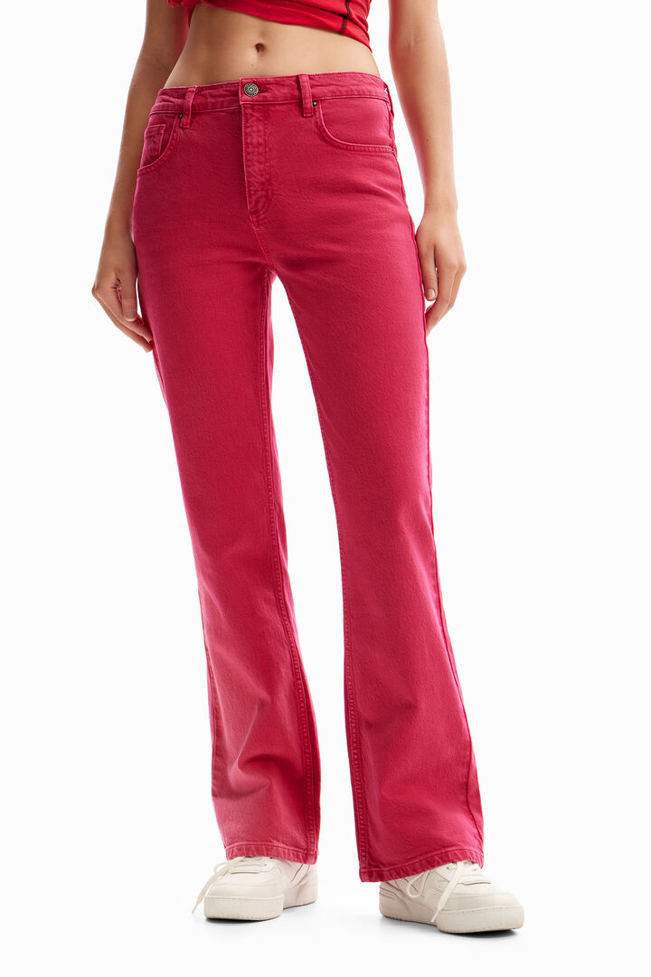 Jeans Flare tinta unita | Desigual