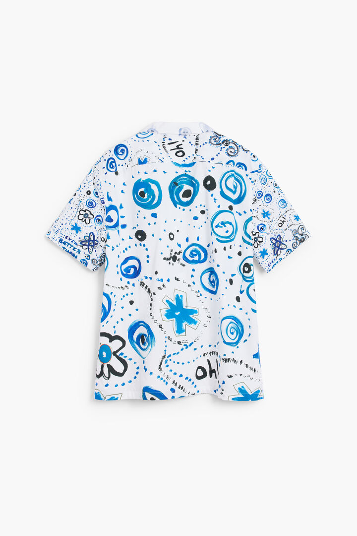 Chemise à manches courtes à motif spirale | Desigual
