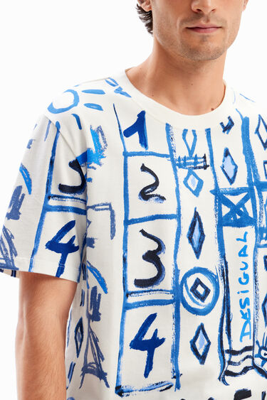 T-shirt motifs arty | Desigual