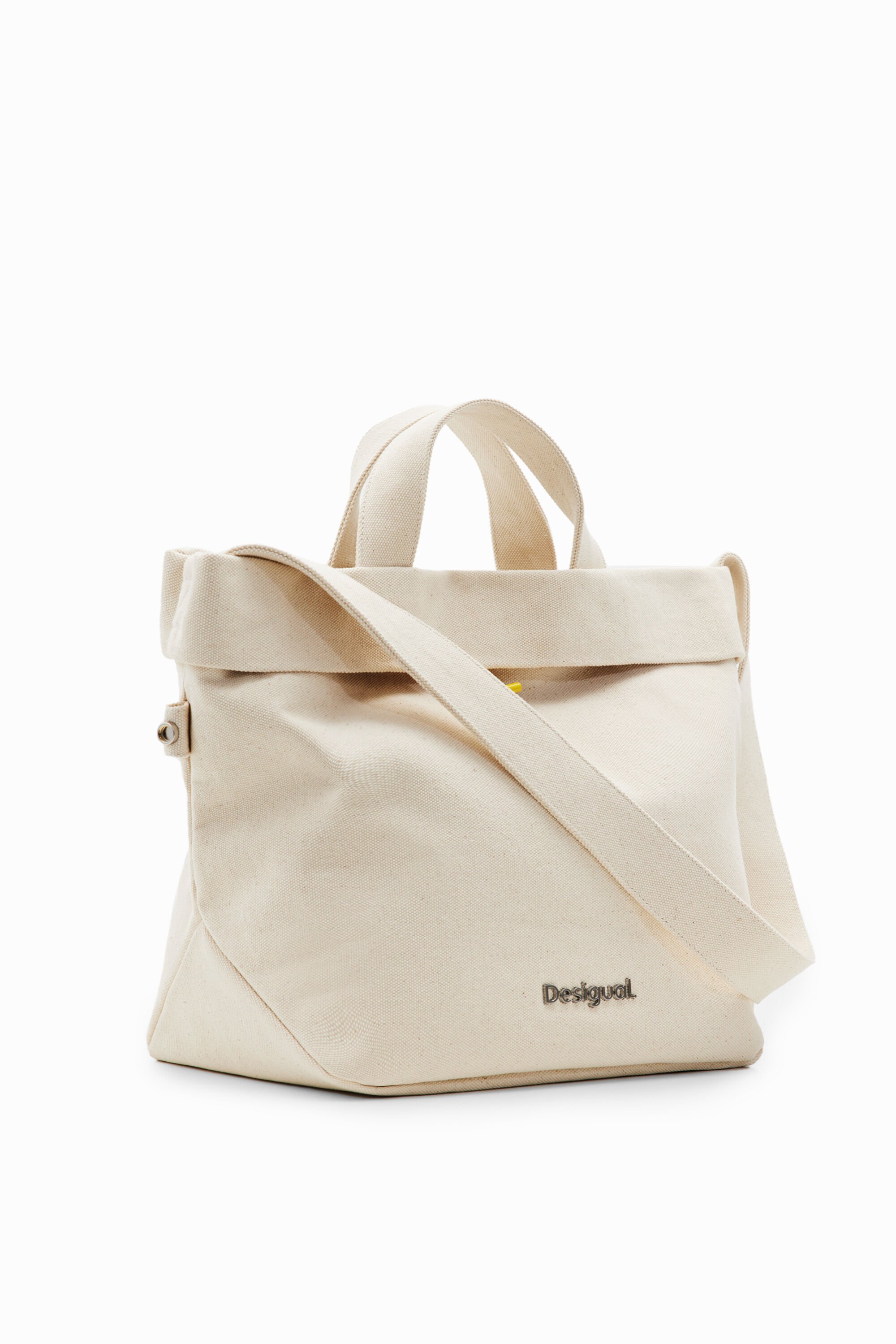 L reversible tote bag - WHITE - U