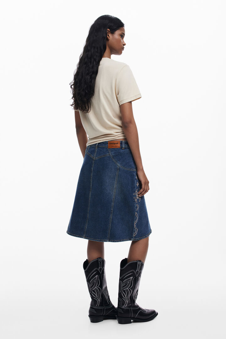 Studded logo T-shirt | Desigual