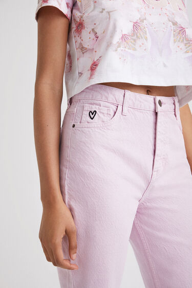 Texans Straight Cropped | Desigual