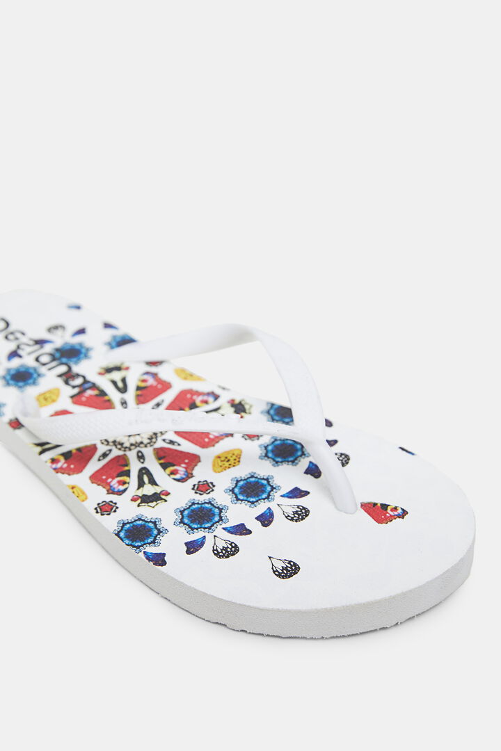 Tongs bain semelle imprimée | Desigual