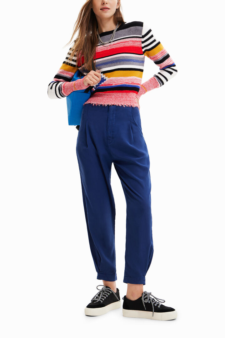 Pantalón slouchy pinzas | Desigual