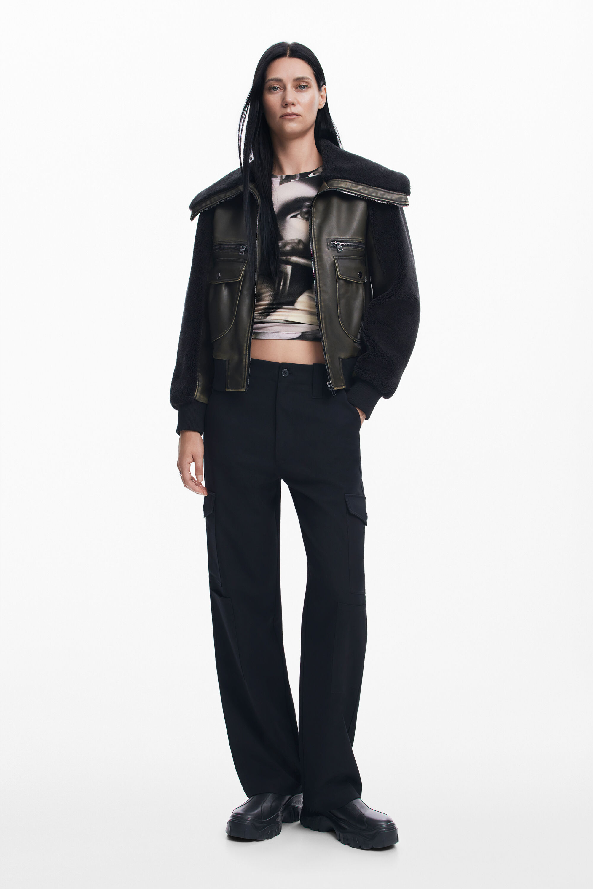 Desigual bomber jacket deals