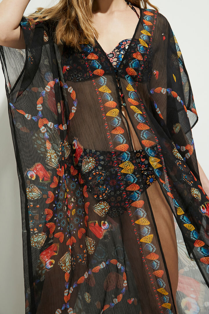 Robe caftan longue | Desigual