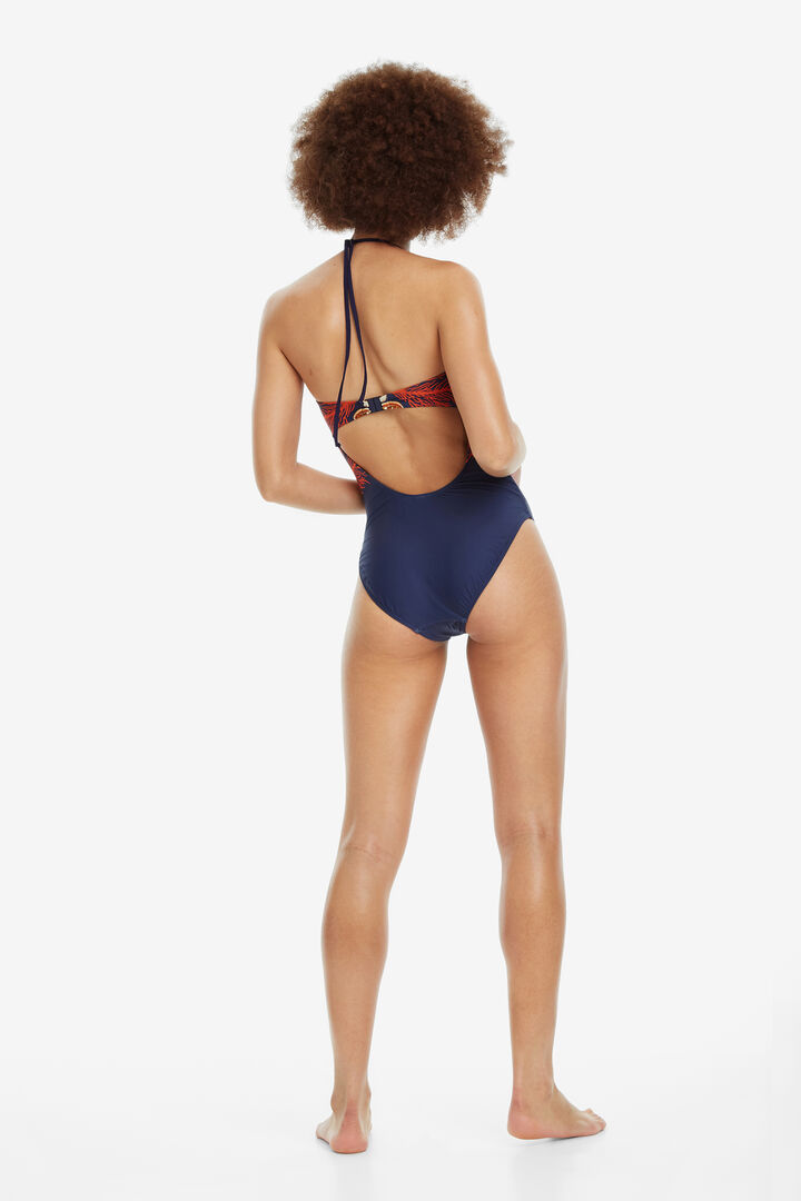 Blue Marine Print Swimsuit Sheila | Desigual