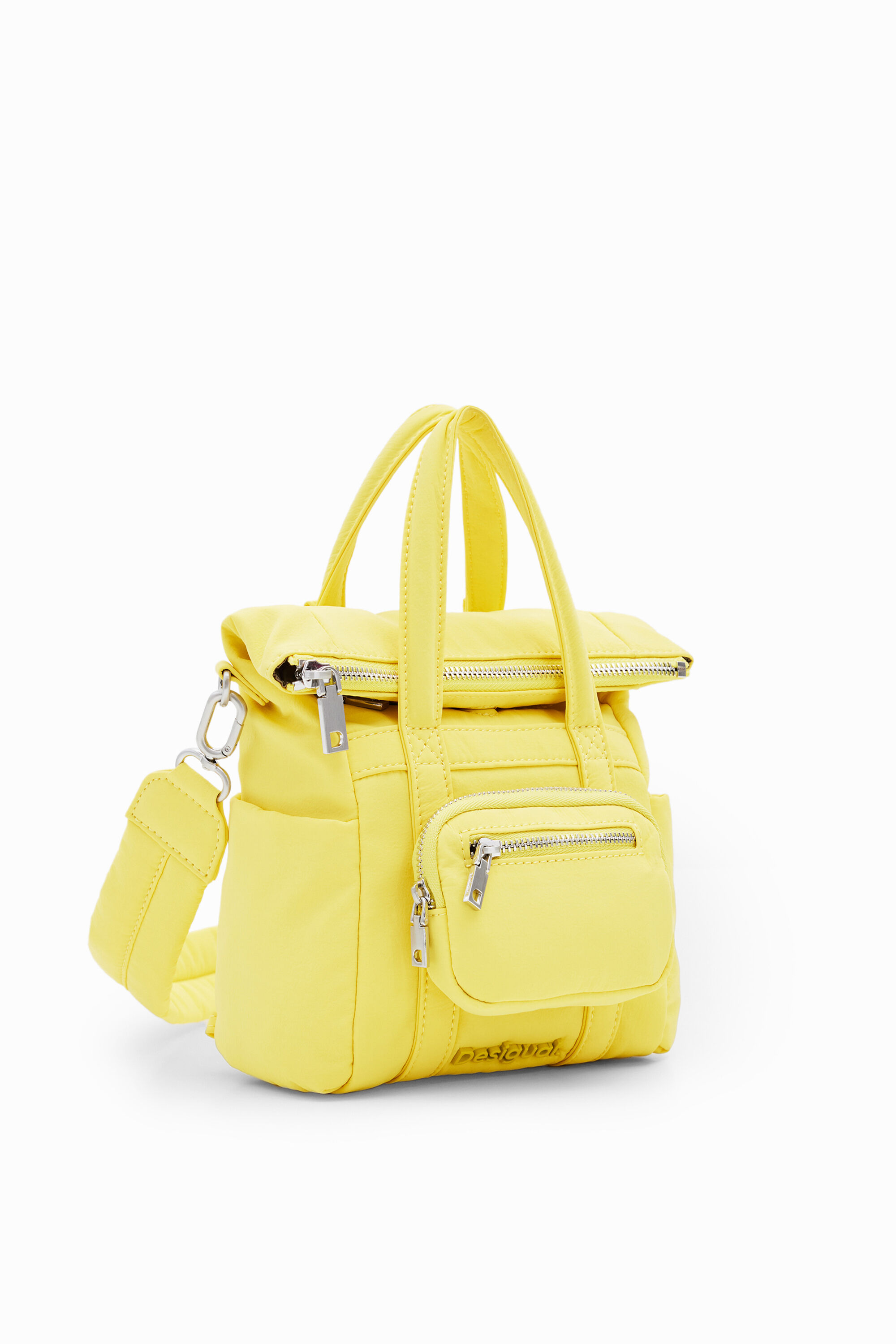 Mochila desigual amarilla discount