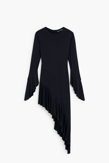 Vestido negro asimétrico María Escoté | Desigual