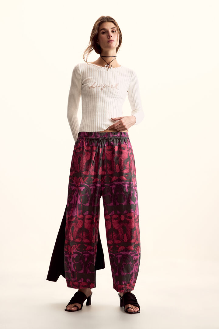 Wide trousers designed by Mr. Christian Lacroix